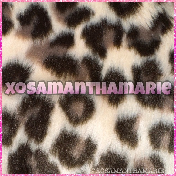 VS PINK Leopard Fur Hoodie - Picture 8 of 17